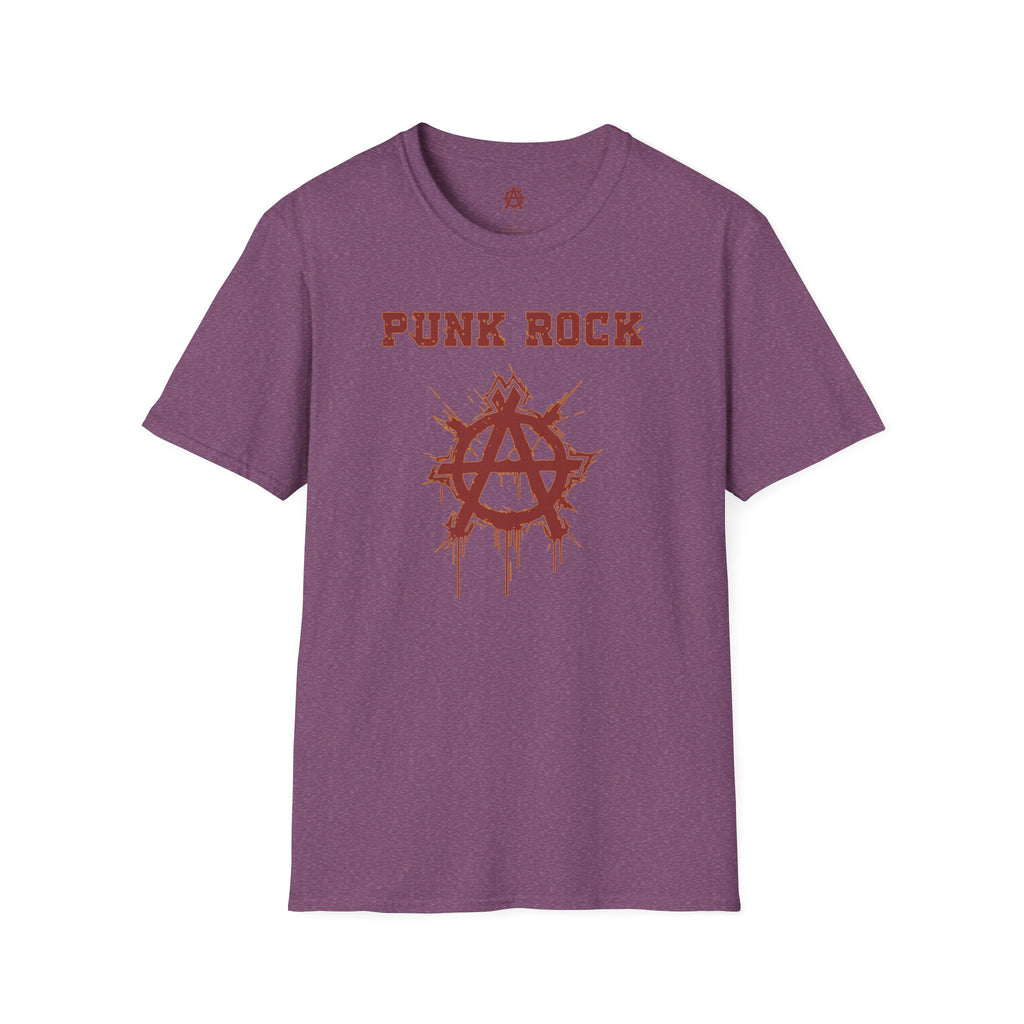 Red And Orange Punk Rock Small-Anarchy | Paint-Splat-Drip | Graphic T-Shirt