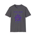 Purple And Blue Punk Rock Large-Anarchy | Paint-Splat-Drip | Graphic T-Shirt