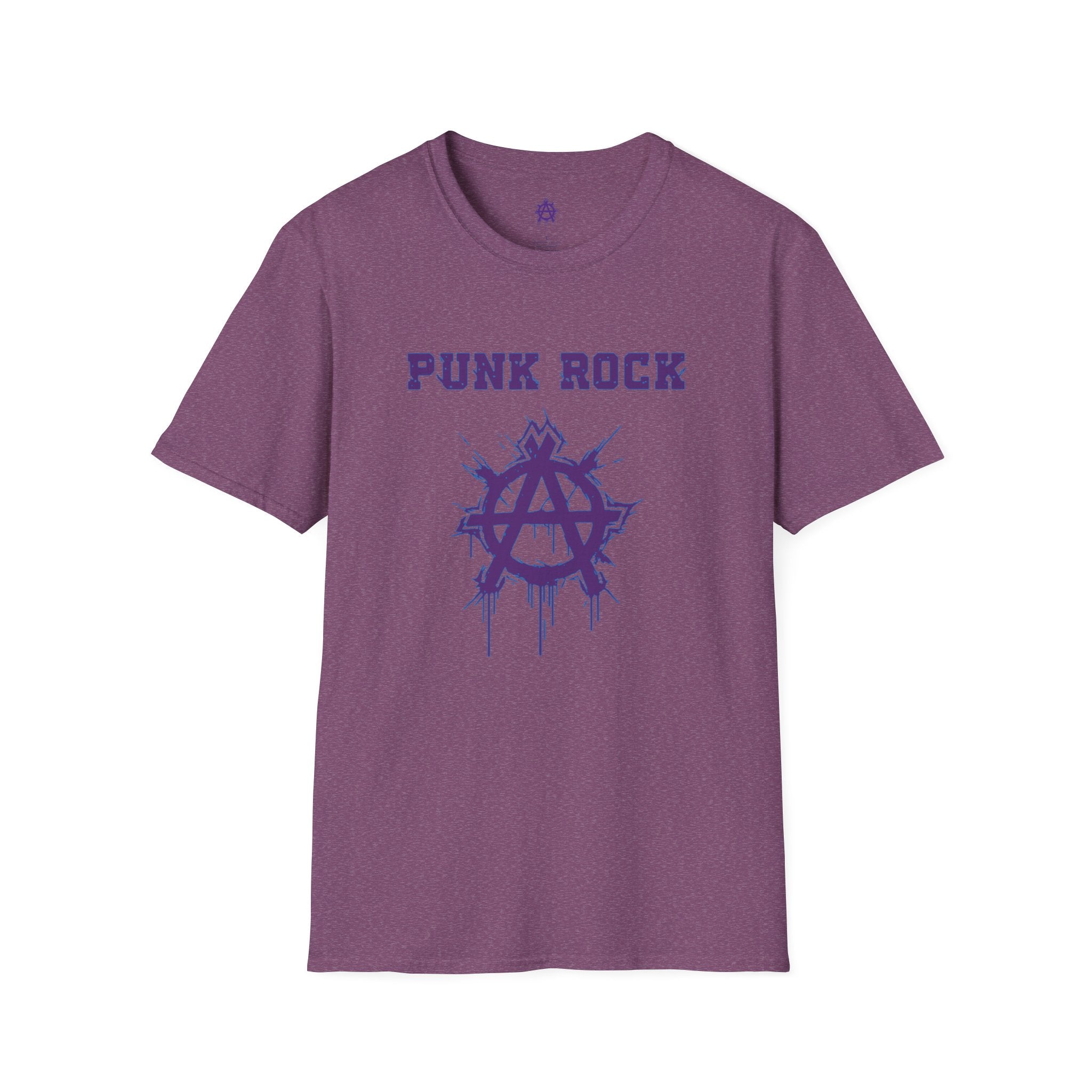 Purple And Blue Punk Rock Small-Anarchy | Paint-Splat-Drip | Graphic T-Shirt