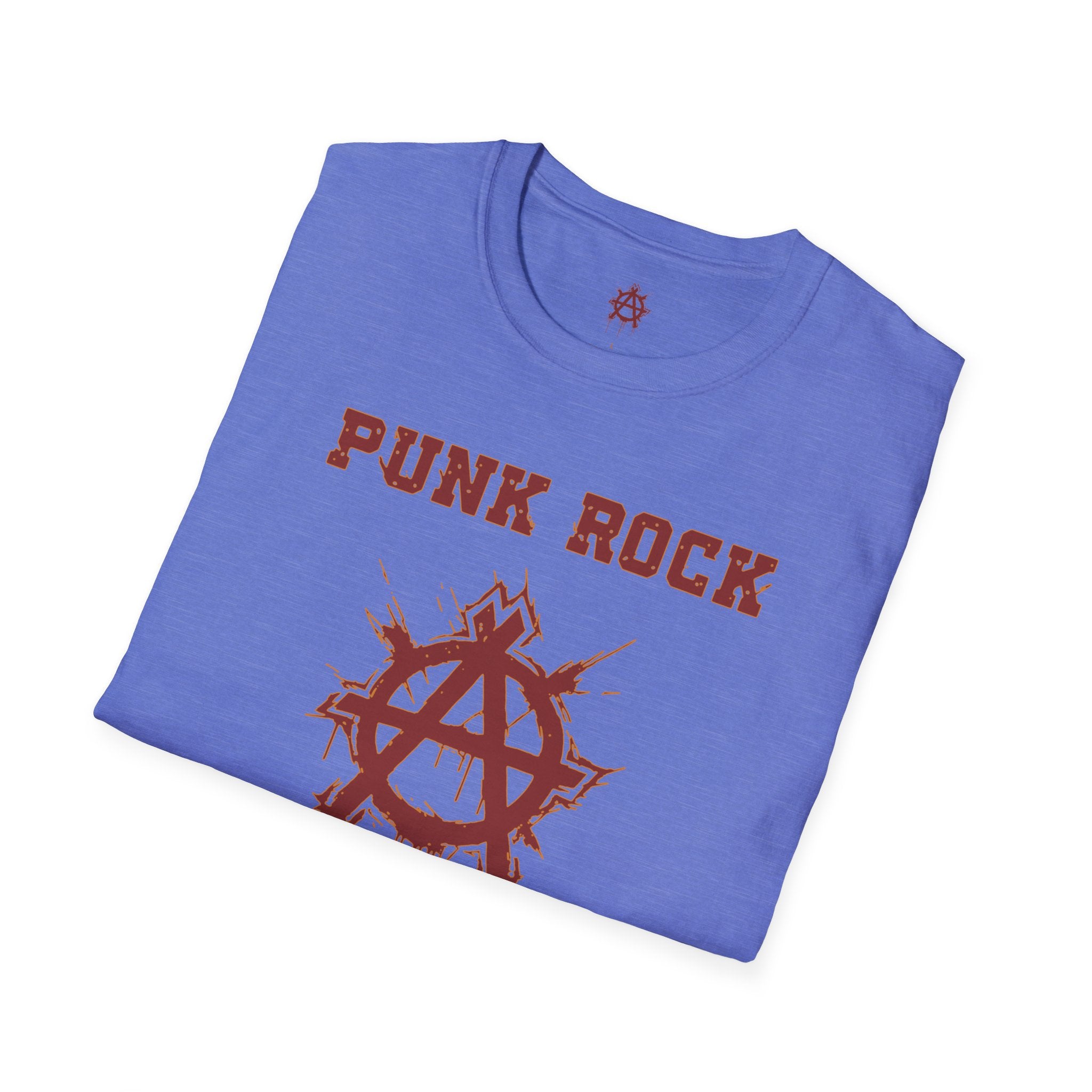 Red And Orange Punk Rock Small-Anarchy | Paint-Splat-Drip | Graphic T-Shirt