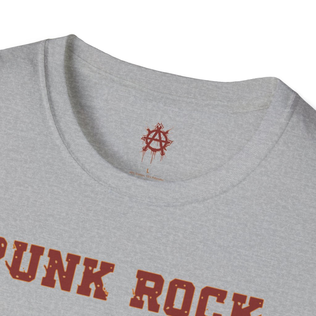 Red And Orange Punk Rock Small-Anarchy | Paint-Splat-Drip | Graphic T-Shirt