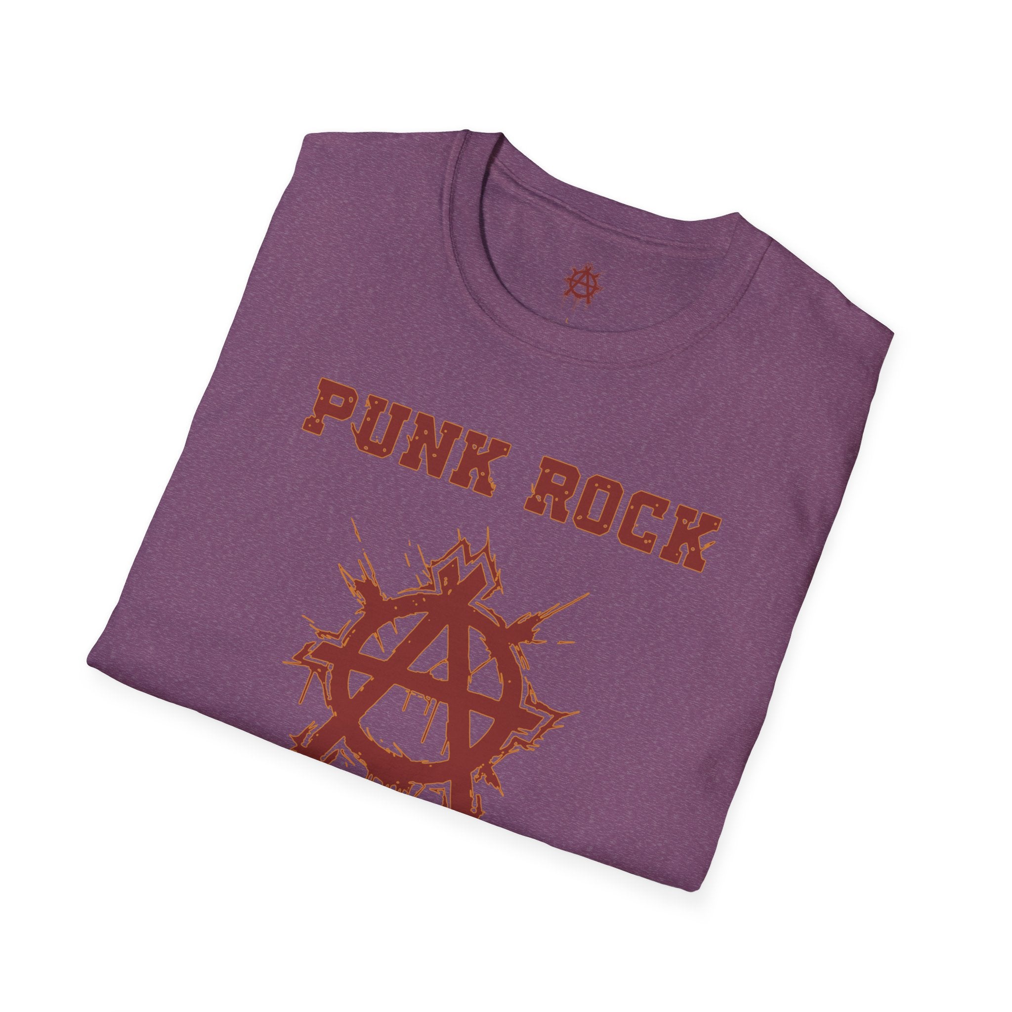 Red And Orange Punk Rock Small-Anarchy | Paint-Splat-Drip | Graphic T-Shirt