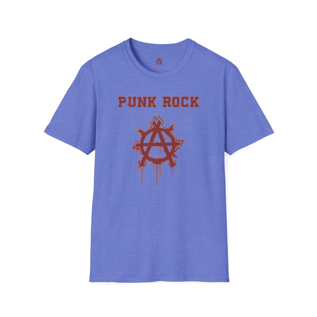 Red And Orange Punk Rock Small-Anarchy | Paint-Splat-Drip | Graphic T-Shirt