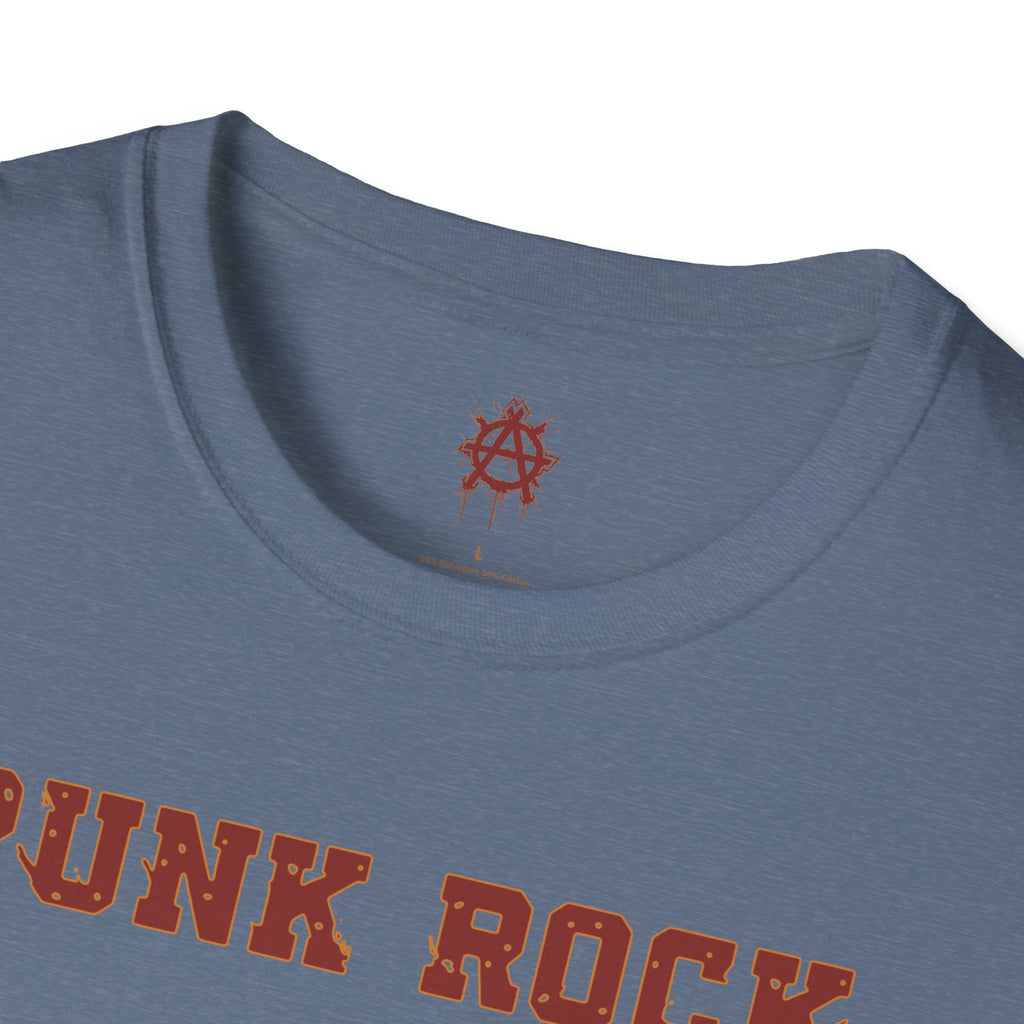 Red And Orange Punk Rock Small-Anarchy | Paint-Splat-Drip | Graphic T-Shirt