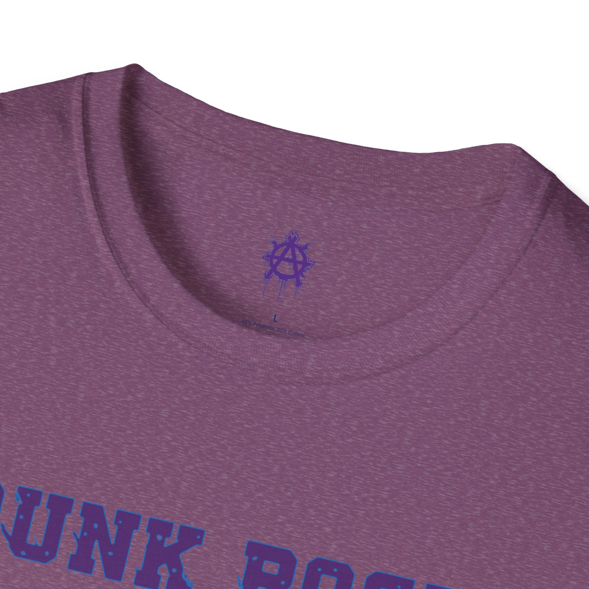 Purple And Blue Punk Rock Small-Anarchy | Paint-Splat-Drip | Graphic T-Shirt